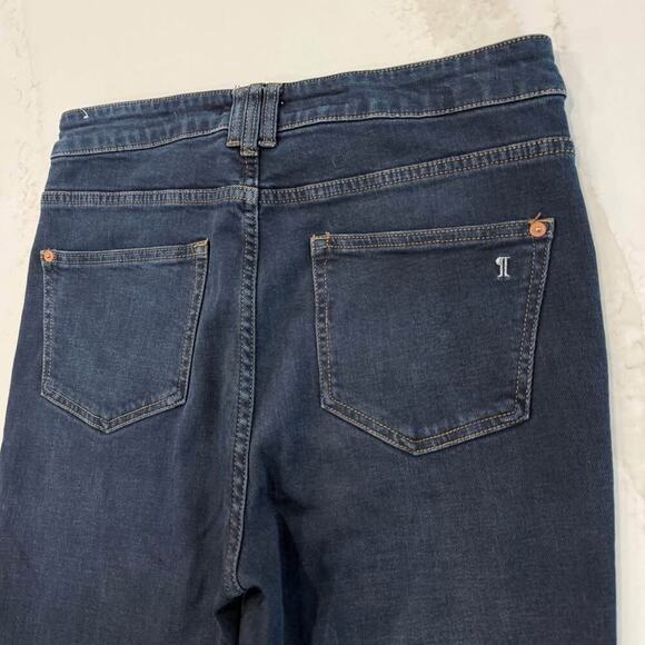 Pilcro Anthropologie The Icon Denim Jeans Womens 29 Blue High Rise Patch Pockets - Picture 7 of 10